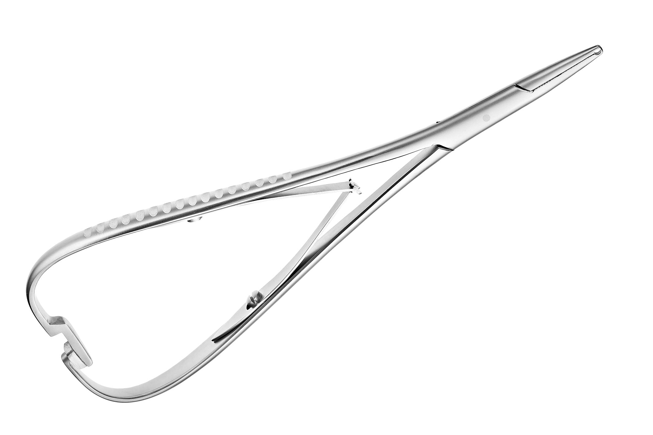 Mathieu needle holder with hard metal