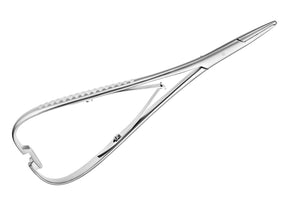 Mathieu needle holder with hard metal
